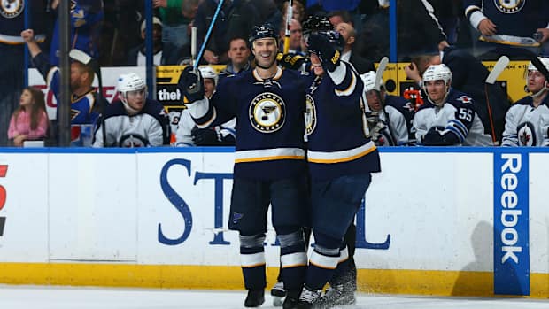 Blues Jets Barret Jackman